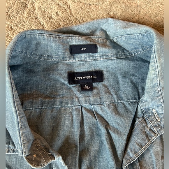 J. Crew Light Blue Men's Shirt - Picture 2 of 3